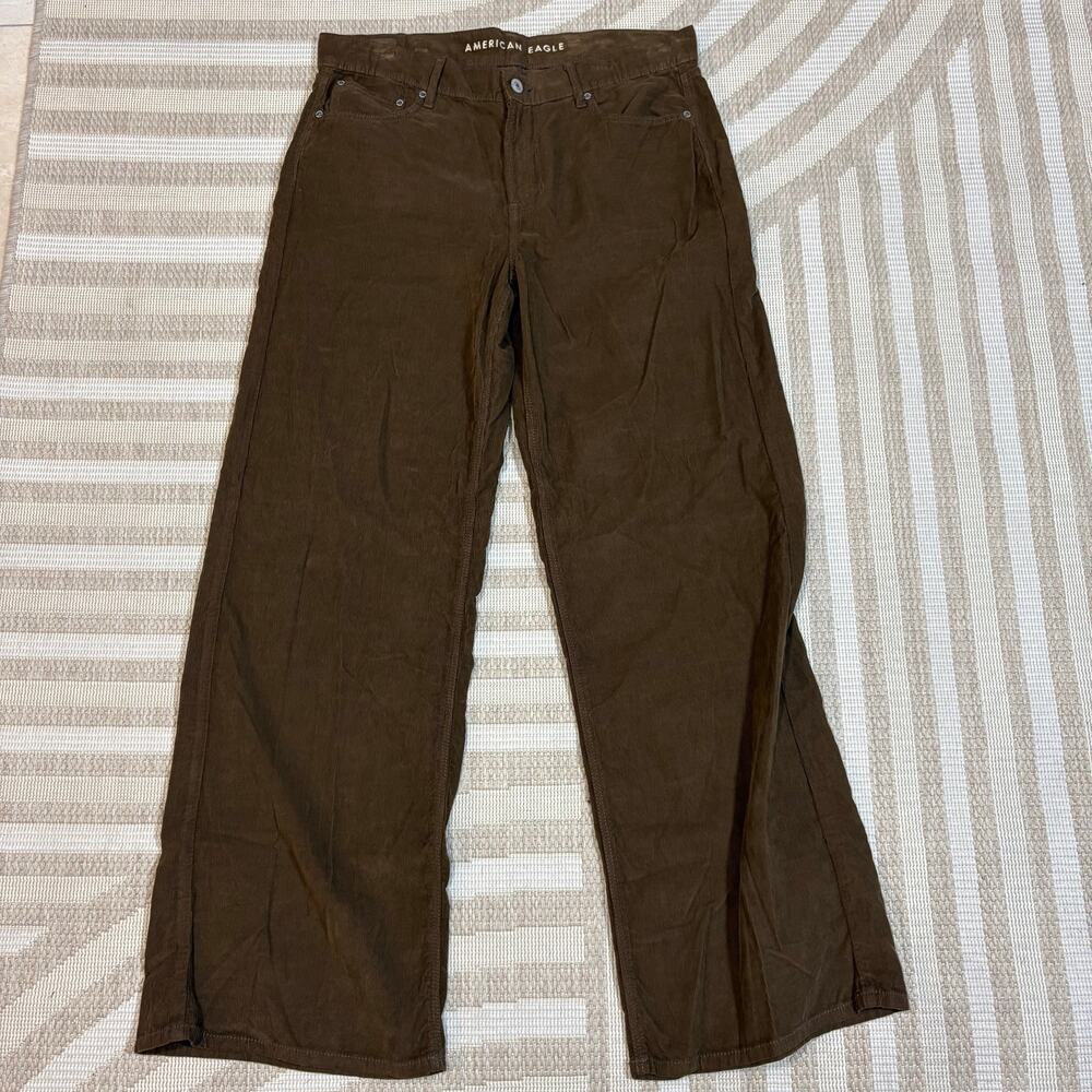 American Eagle Women's Low Rise Skater Jean Size 10 Chocolate Brown
